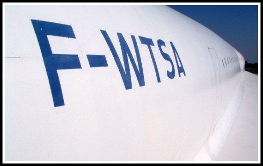 A French Concorde with the registration F-WTSA
