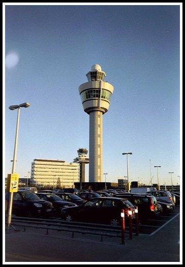 Air Traffic Control Towers at Amsterdam Schiphol Airport